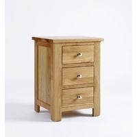 lansdown oak bedside cabinet