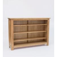 Lansdown Oak Low Bookcase