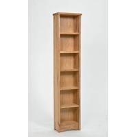 lansdown oak large cddvd rack