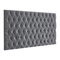 Ladybower Monreal Velluto Headboard Silver King