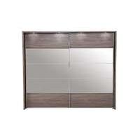 Laguna 2 Door Slider Wardrobe With Lights 260cm