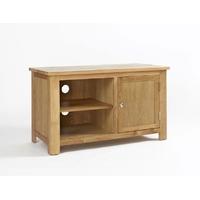 Lansdown Oak TV Unit with 1 Door