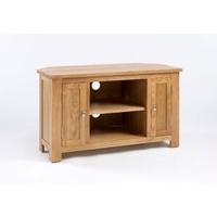 lansdown oak corner tvvideo unit