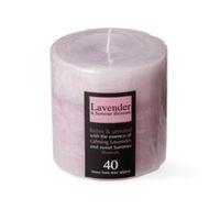 Lavender & Summer Blossom Pillar Candle Small