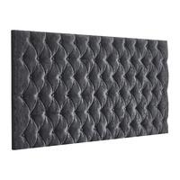 Ladybower Monreal Velluto Headboard Steel Single