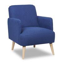 Ladybird Fabric Armchair Navy Blue