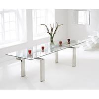 Lazio 200cm Extending Glass Dining Table