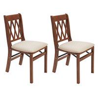 lattice style folding chairs 2