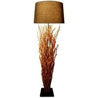 Lamps Round Brown Shade with Elementaire Floor