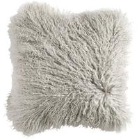 Lamb Fur Light Grey Cushion Cover (Set of 2)