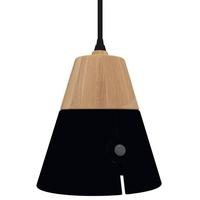 Large Black Cone Lamp