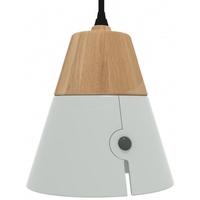 Large White Cone Lamp