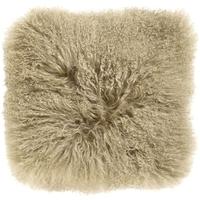 Lamb Fur Beige Cushion Cover (Set of 2)