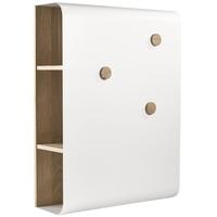 Large White Shell Wall Unit