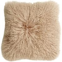 lamb fur soft pink cushion cover set of 2