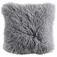 Lamb Fur Cool Grey Cushion Cover (Set of 2)