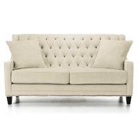 Laura Button Back 2 Seater Sofa, Champagne