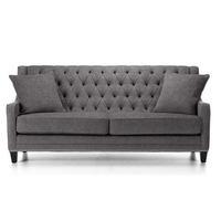 Laura Button Back 3 Seater Sofa, Titanium