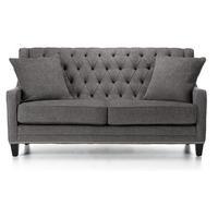 laura button back 2 seater sofa titanium