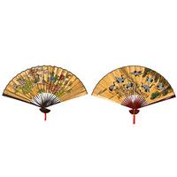 Large Hand-painted Wall Fans