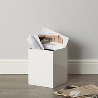 lacquer waste paper bin