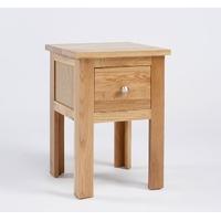 Lansdown Oak 1 Drawer Lamp Table