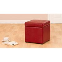 lamington footstool red