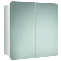 Lanzo Mirrored Bathroom Cabinet in White