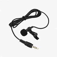 Lapel Stereo Condenser Mobile Phone Microphone Lavalier Microfone for iPhone 1# for Android 2# 3.5mm 1.5m Line