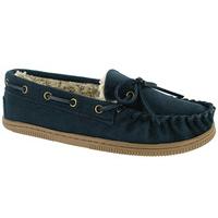 Ladies Ottawa Suede Moccasin Slippers