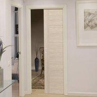 Laminates Ivory Painted Pocket Fire Door, 1/2 Hour Fire Rated - Pre-finished