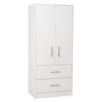 lavant 2 drawer combi wardrobe white