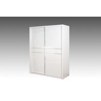 laura sliding wardrobe with high gloss 2 doors