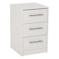 Lavant 3 Drawer Bedside White