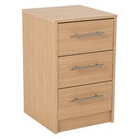 Lavant 3 Drawer Bedside Oak