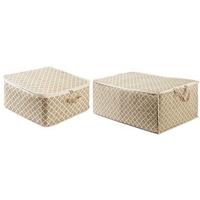 Latte Tiles Zipped Stores, Medium (2) and Large (2) ? SAVE £3