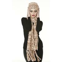 Ladies Hand Knitted Fashion Winter Beanie Hat And Scarf Set Nora
