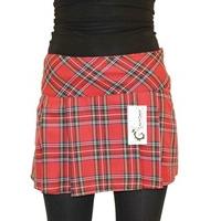 Ladies Tartan Mini Skirt Length 14\