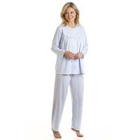 Ladies La Marquise Embroidered Classic Cuddleknit Pyjamas Nightwear Sleepwear 1513N