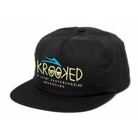 Lakai x Krooked Snapback Cap - Black