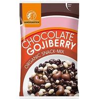 Landgarten Organic Goji Berries Coated in Dark Chocolate 50 g (Pack of 10)