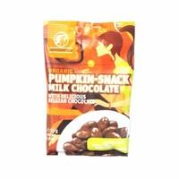 landgarten organic pumpkin snack milk chocolate 55g case of 10