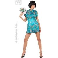 ladies miss wong costume small uk 8 10 for oriental chinese fancy dres ...
