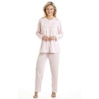 Ladies La Marquise Embroidered Classic Cuddleknit Pyjamas Nightwear Sleepwear 1513N