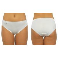 ladies anucci brand stretch cotton hi leg brief knickers underwear 6 p ...