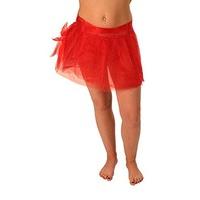 Ladies Wrap Round Tutu - Red