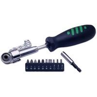 Laser 2517 Screwdriver 3 Way Angled Head 10 Bits