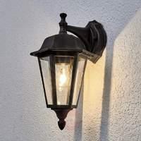 lamina outdoor wall light with a rust finish