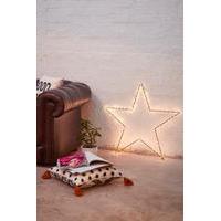 Large Star Fairy Light, BLACK & WHITE