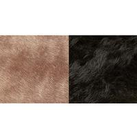 large faux fur rug 2 save 10 taupe and black acrylic